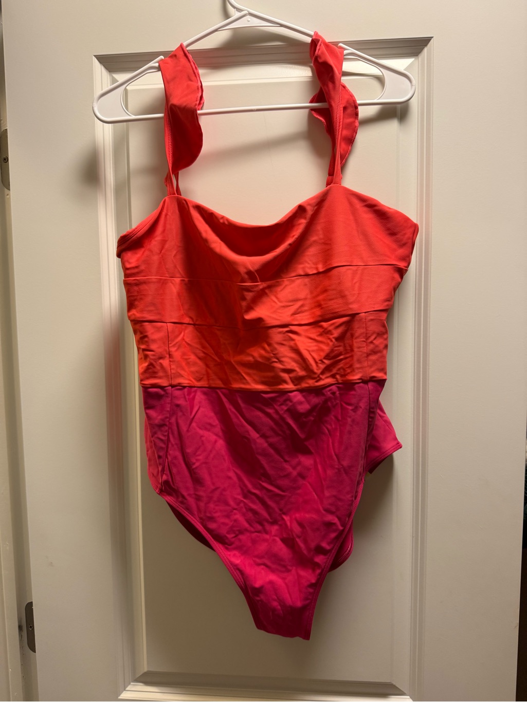 Summersalt Coral And Hot Pink One-Piece Swimsuit